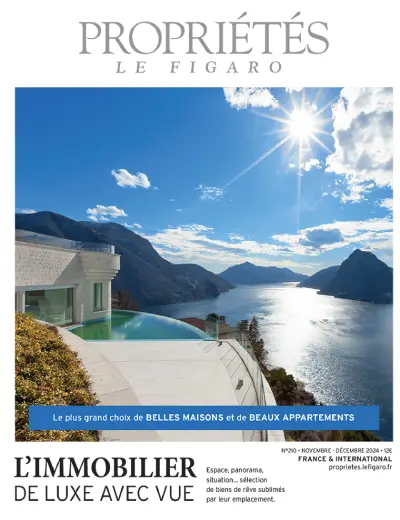 Cover of Le Figaro Properties 210 magazine for November-December 2024