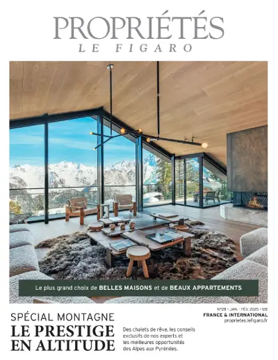 Cover of Le Figaro Properties 211 magazine for January-February 2025